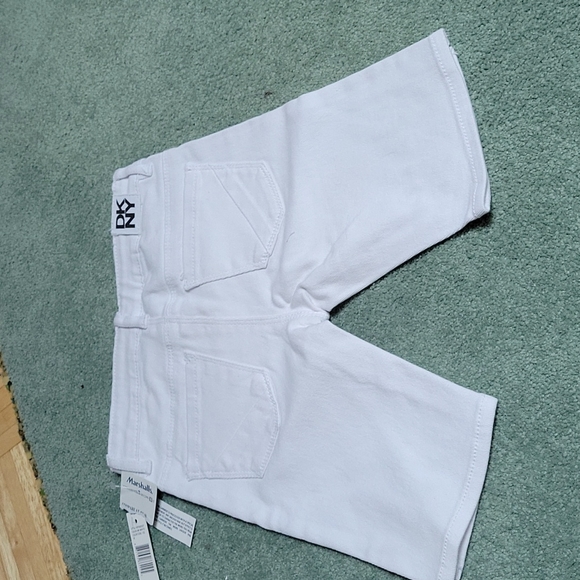 Dkny girl white denim shorts - Picture 4 of 5